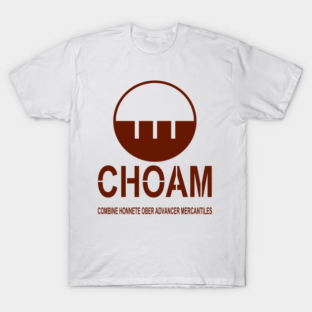 Choam logo brown T-Shirt by karlangas